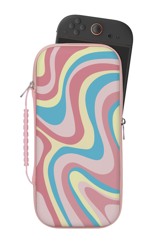 Switch 2 Carry Case Pink Swirl
