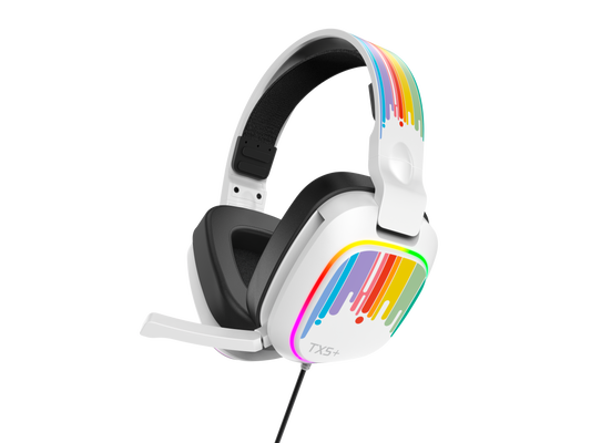 TX5+ RGB Wired Gaming Headset Crayons