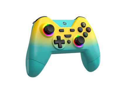 WX4+ Wireless RGB Controller Switch Yellow and Teal