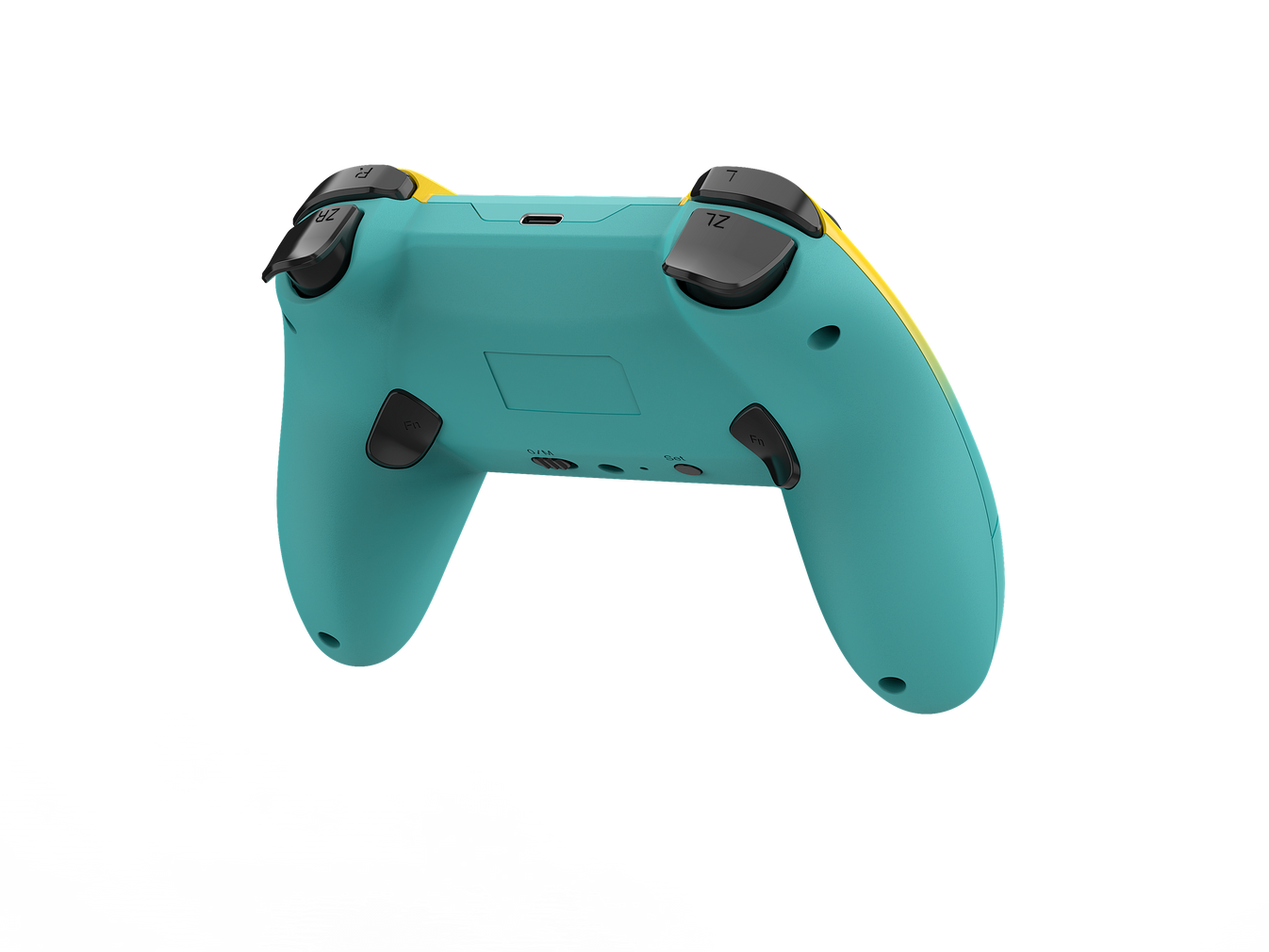 Gioteck WX4+ Wireless RGB Controller Switch Yellow and Teal