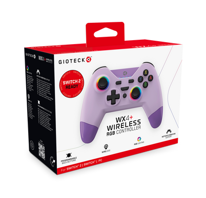 WX4+ Wireless RGB Controller Switch Lavender