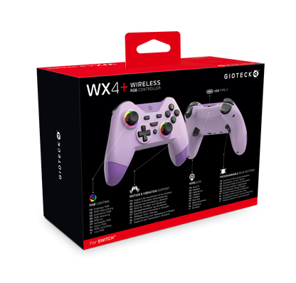 WX4+ Wireless RGB Controller Switch Lavender