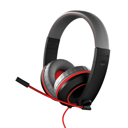XH100S Wired Stereo Headset Universal Grey Red